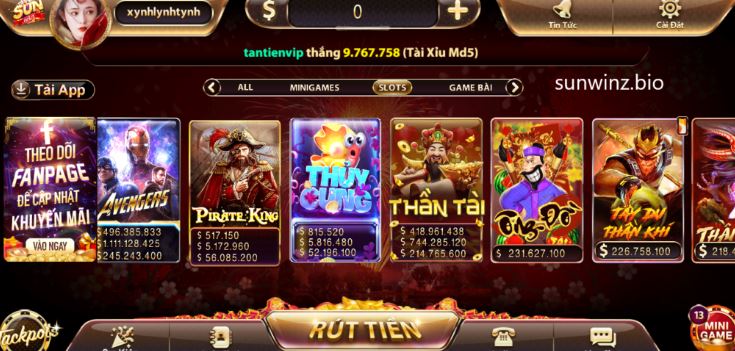Số lượng sảnh trò chơi trên trang web Luck8 - Luck8